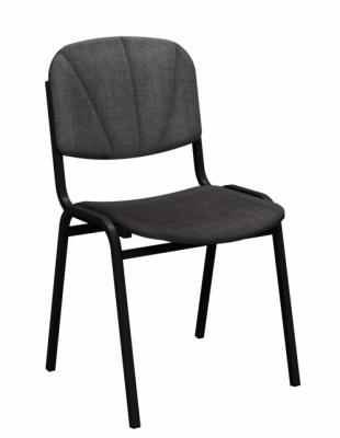 Офісний стілець «Престиж» з тканинною оббивкою та металевим каркасом, 484х550х845 мм (h=460 мм), АНШАР ГРУП (29537)